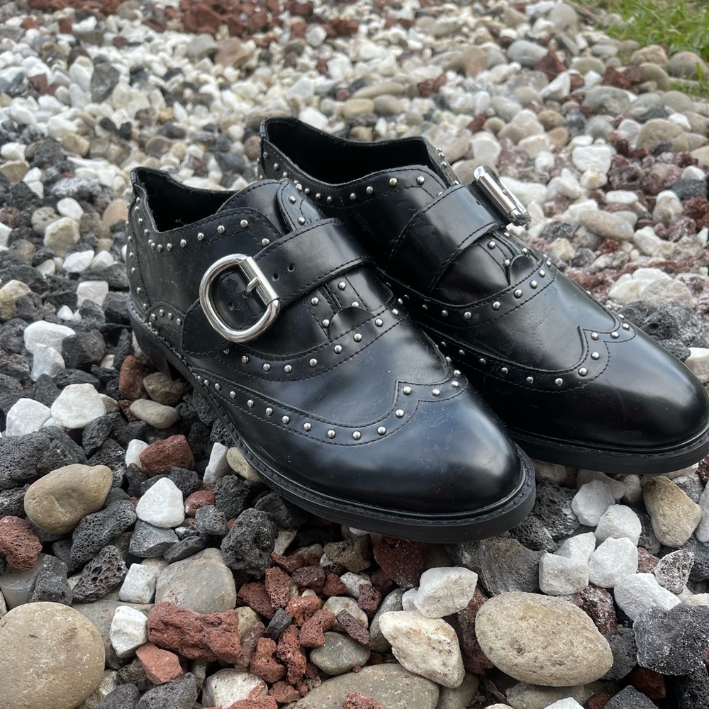 Marc Fisher Studded Leather Shoes